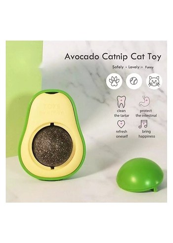 AVOKADO TASARIMLI KEDİ YALAMA TOPU - Görsel 3