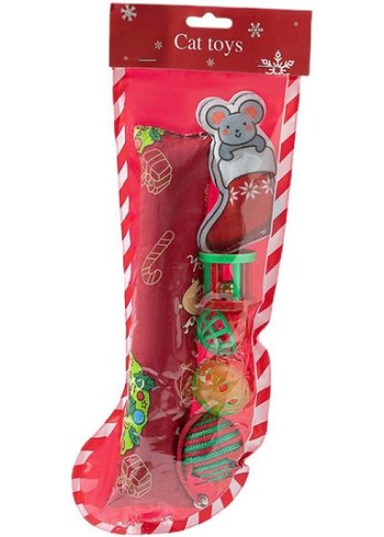 Yılbaşı Konseptli Kedi Oyuncak Seti - Görsel 2