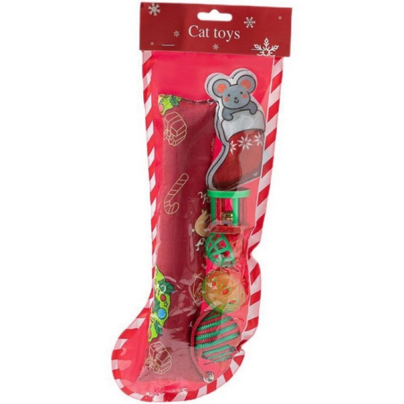 Yılbaşı Konseptli Kedi Oyuncak Seti - Görsel 2