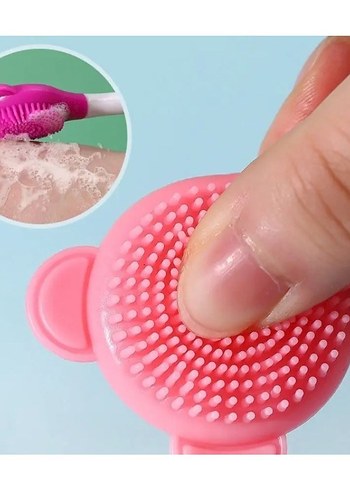 Silikon Yüz Temizleme Fırçası ve Maske Uygulama Spatulası - Görsel 4
