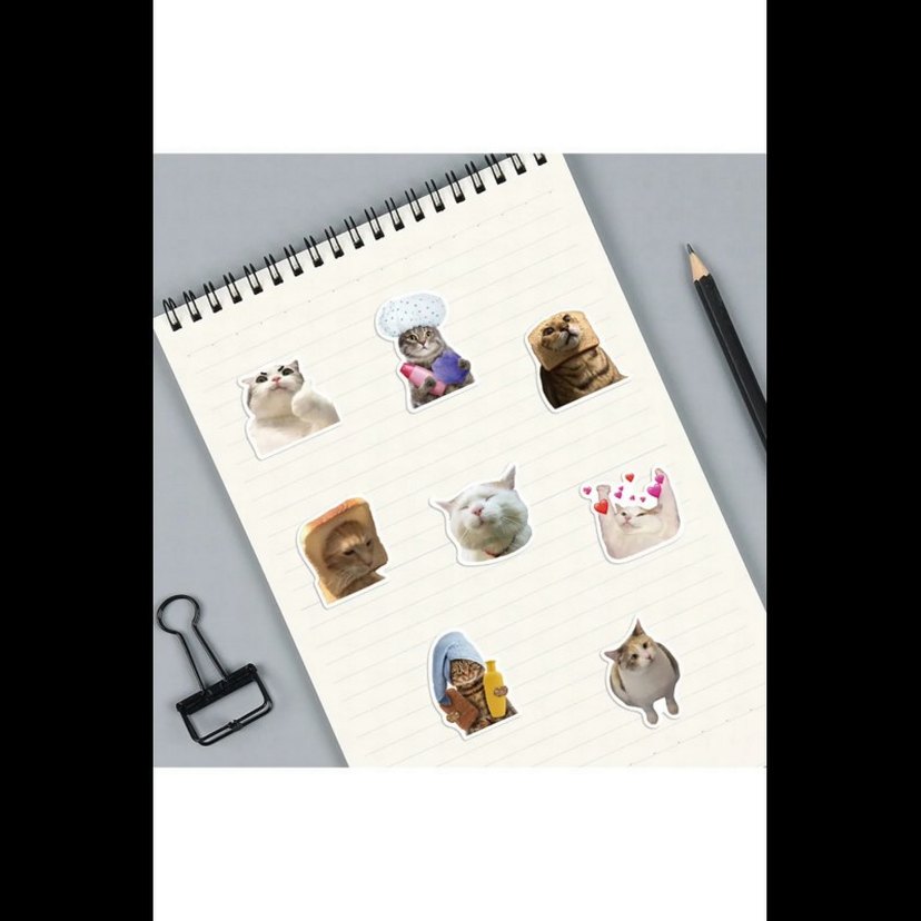 Çılgın Kediler Sticker Seti - Görsel 3