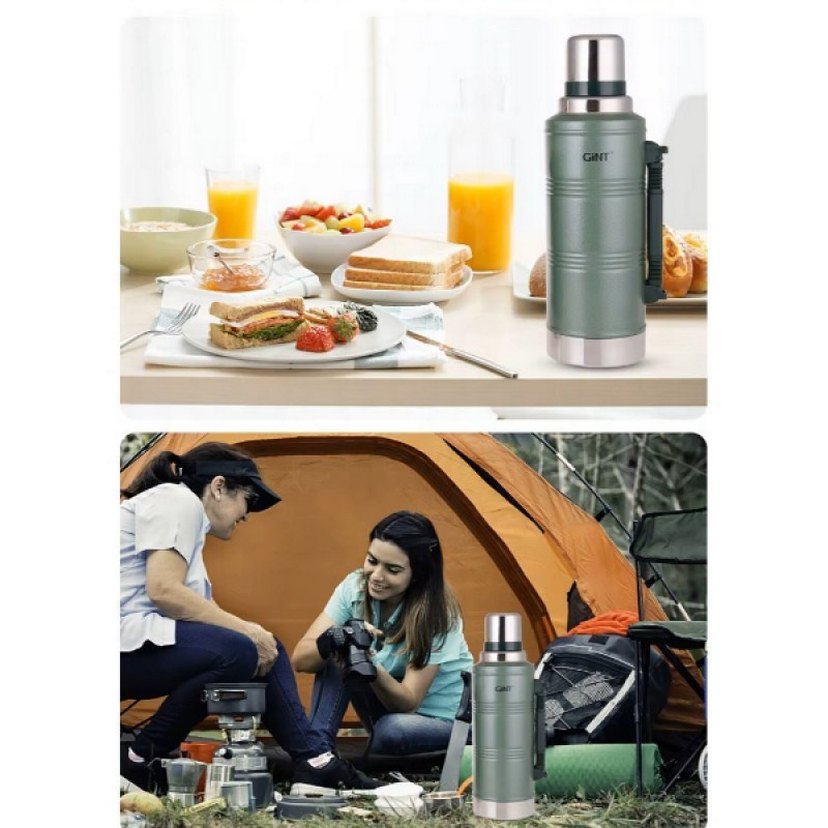 1.25 Litre Vakumlu Çelik Termos - Görsel 5