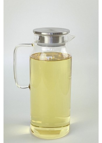 1500 ml Borosilikat Cam Su Sürahi Metal Kapaklı Isıya Dayanıklı - Görsel 2