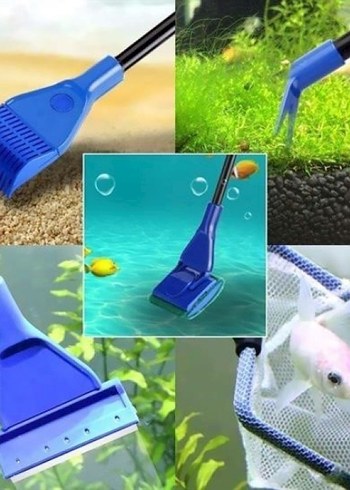 5'i 1 Arada Akvaryum Tankı Temizleme Seti - Görsel 5