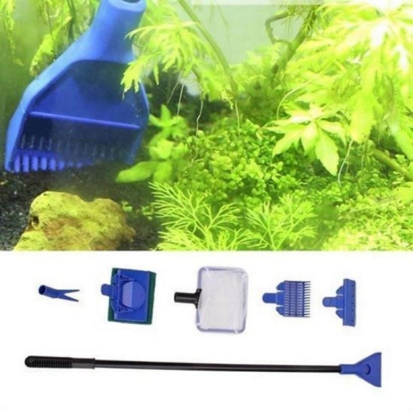 5'i 1 Arada Akvaryum Tankı Temizleme Seti - Görsel 4