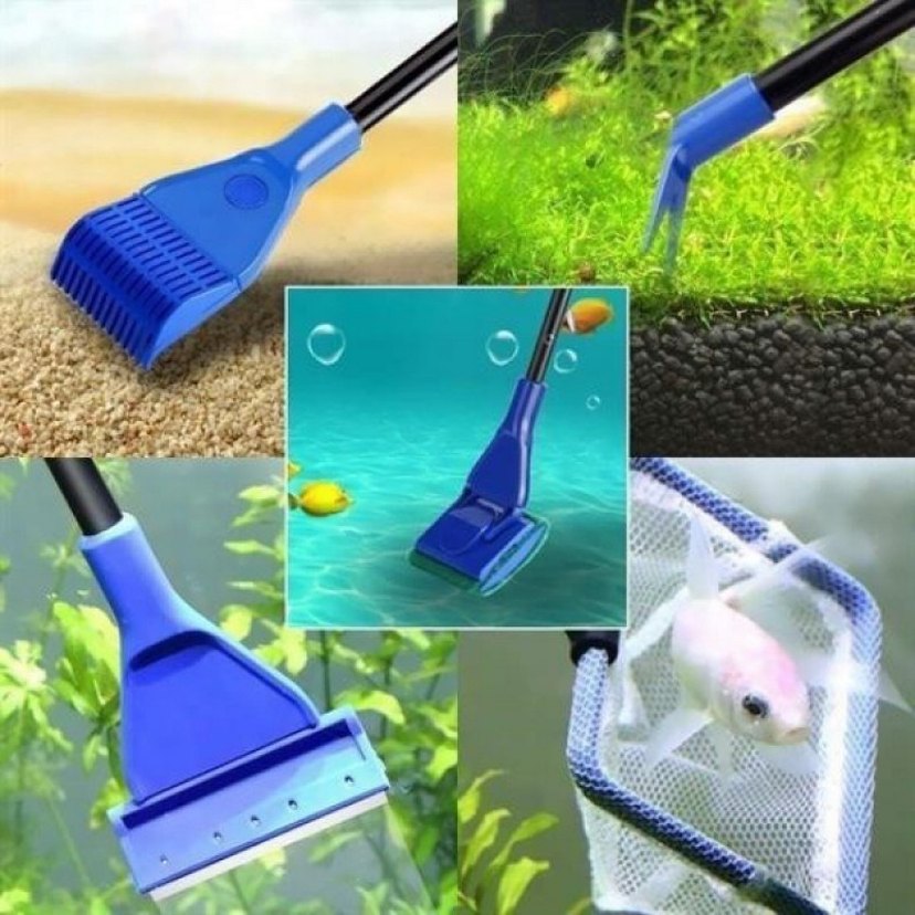 5'i 1 Arada Akvaryum Tankı Temizleme Seti - Görsel 5