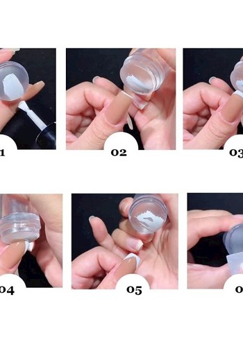 Tırnak Süs Damgası French Stamper - Görsel 5