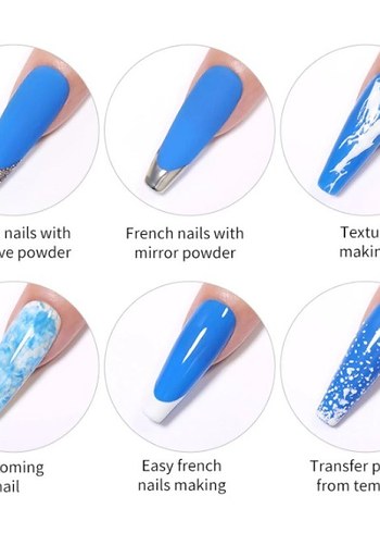 Tırnak Süs Damgası French Stamper - Görsel 4