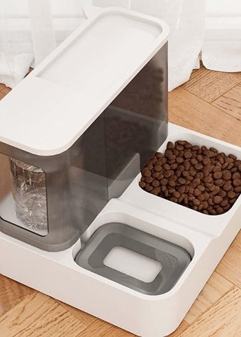 2'si 1 Arada Otomatik Kedi Mama ve Su Kabı