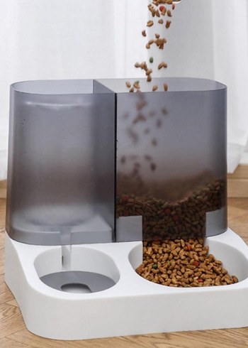 2'si 1 Arada Otomatik Kedi Mama ve Su Kabı - Görsel 4