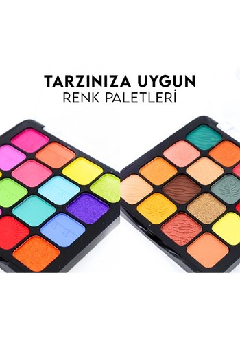 16'lı Yaz Far Paleti - 2'li Set - Görsel 2