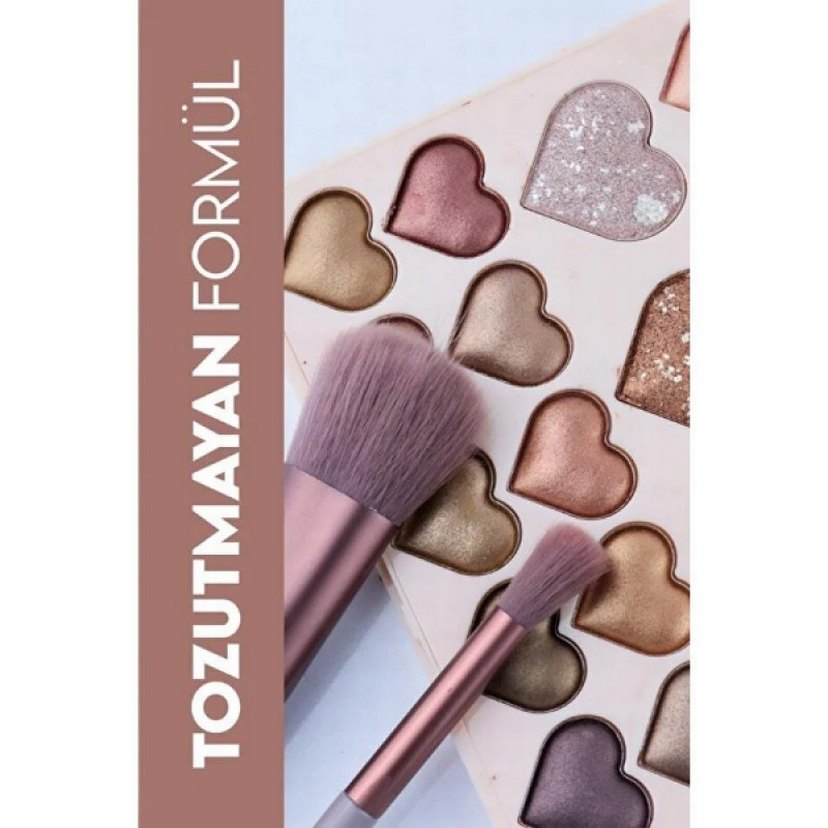 28'li Sedefli Shine Kalp Far Paleti - 2'li Set - Görsel 2