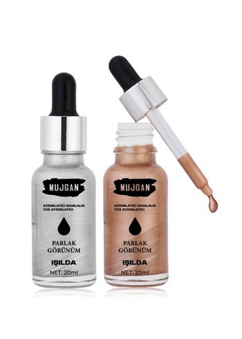 2'li Damlalık Şişeli Likit Aydınlatıcı Highlighter Seti - Görsel 2