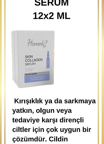 Homm Lıfe Skın Collagen Serum 12x2 ml