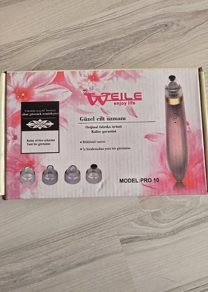 Weıle Enjoy Life Pro 10 Şarjlı Siyah Nokta ve Yüz Temizleme Ciha - Görsel 2