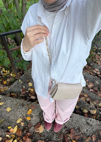 Pembe Kadın Boyfriend Pantolon - Görsel 2