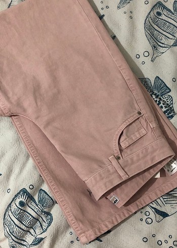 Pembe Kadın Boyfriend Pantolon - Görsel 3