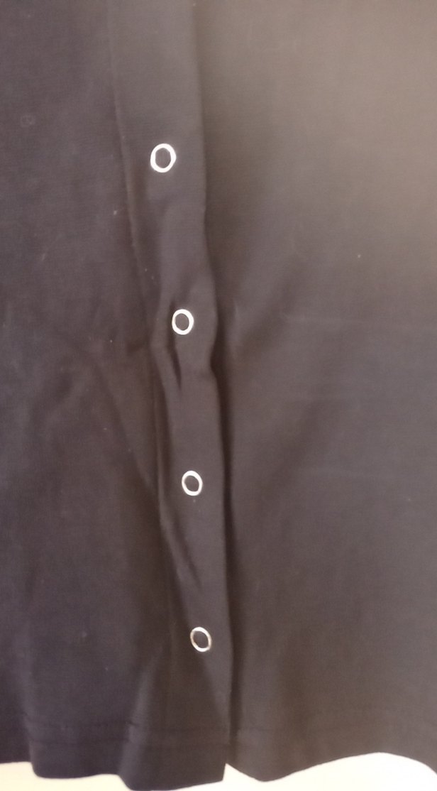 Düğmeli Siyah Kadın üst - Görsel 4