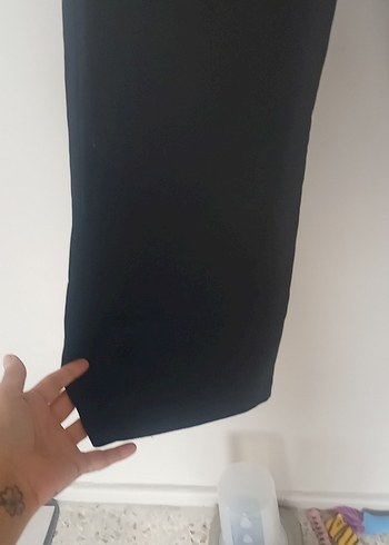 Quzu Lacivert Kadın Midi Kumaş Pantolon