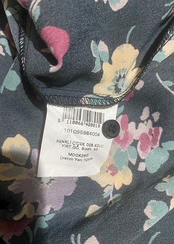 Çiçek Desenli Uzun Bohem Elbise - Görsel 5