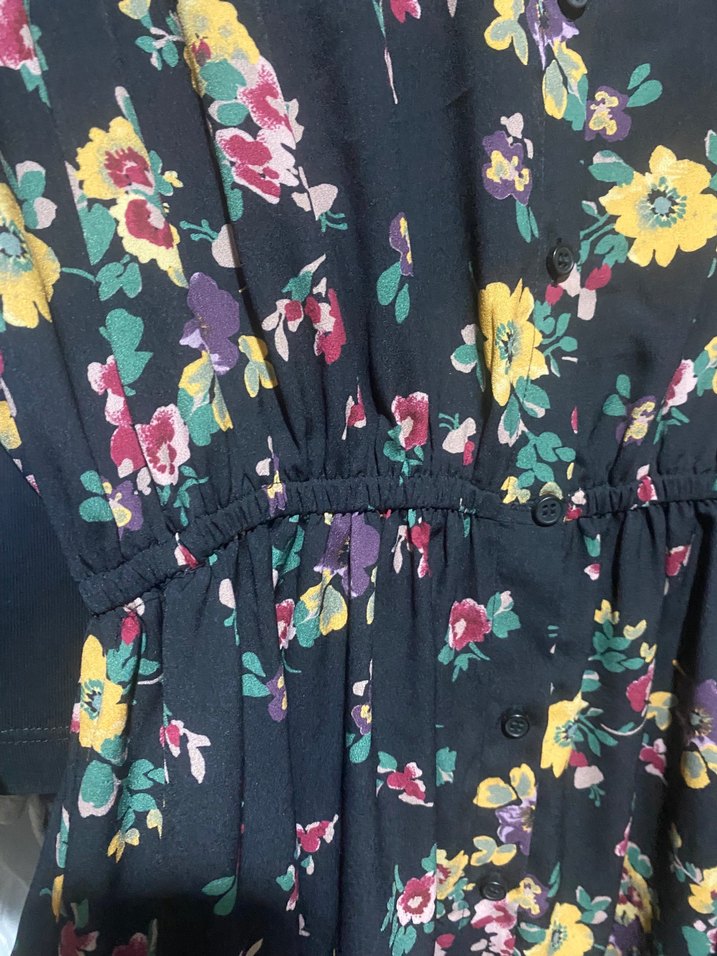 Çiçek Desenli Uzun Bohem Elbise - Görsel 3