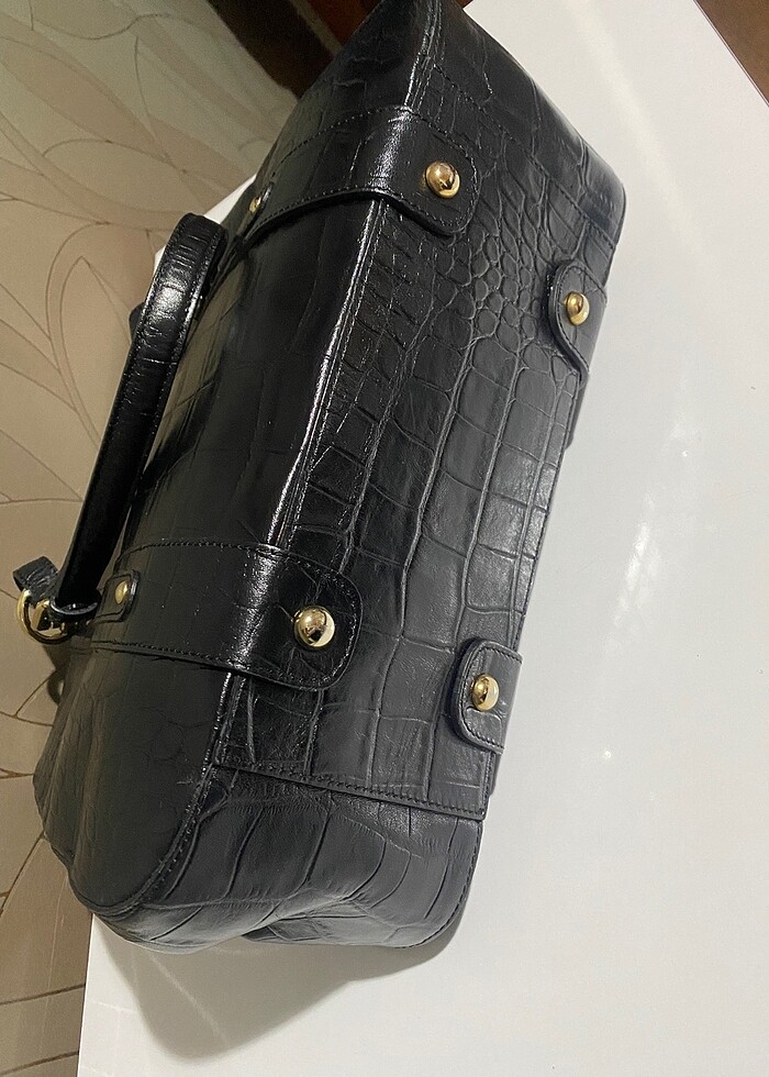 ORJ Hakiki deri Matraş çanta - Görsel 4