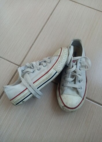 29 Beden beyaz Renk Çocuk converse