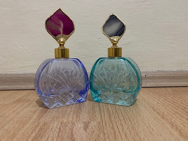 İkili parfüm şişesi süs