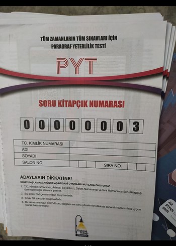 TYT Paragraf Denemesi