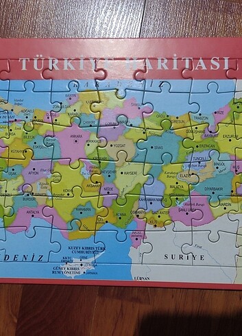  Yapboz Türkiye haritası 