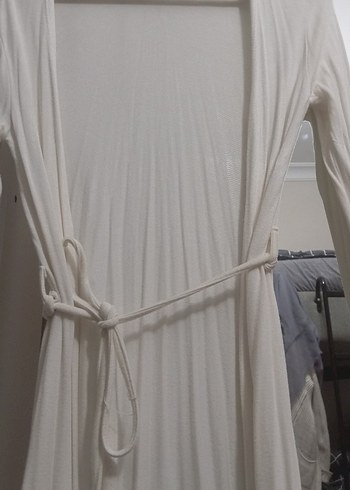 krem ince hırka - Görsel 2