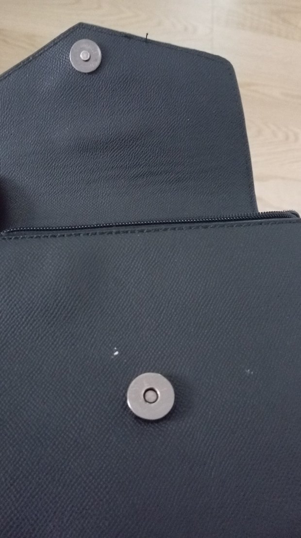 Siyah Deri Kadın Omuz Çantası - Görsel 3