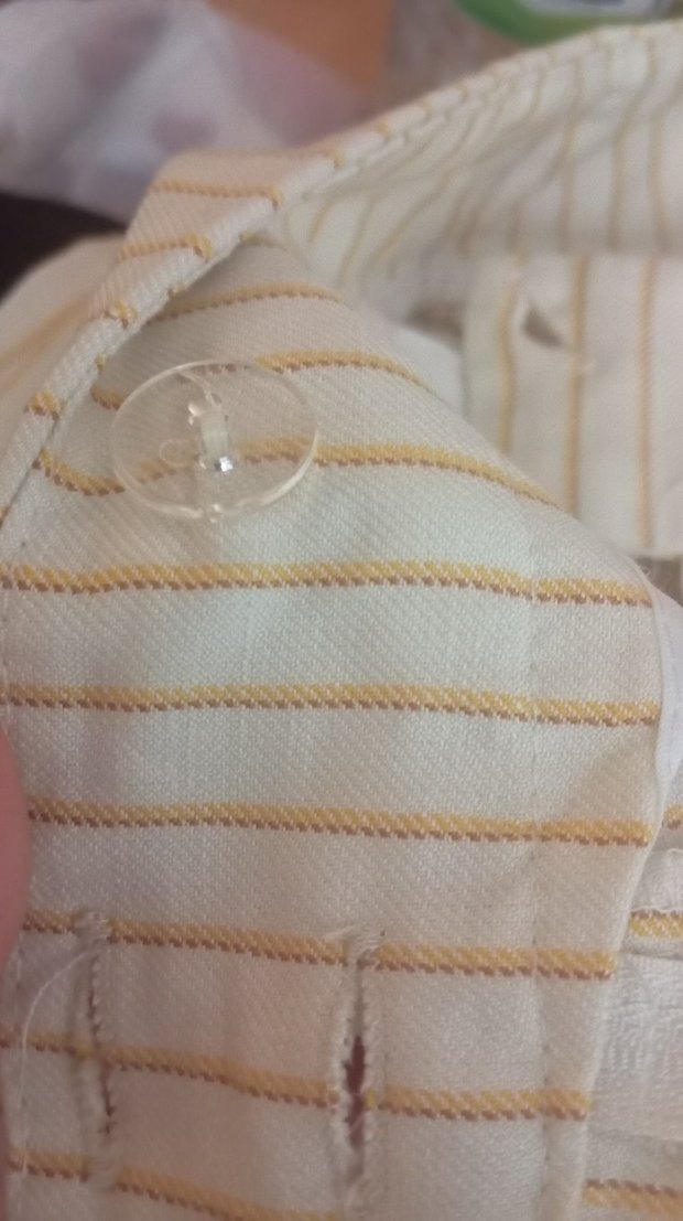 Sarı Çizgili Koton Pantolon - Görsel 5