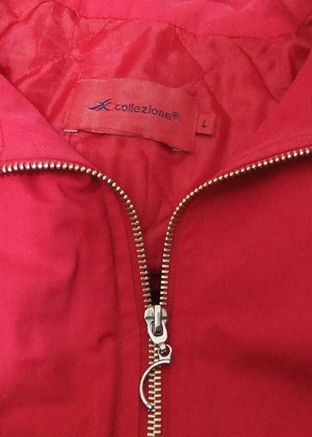 Bordo Fermuarlı Kadın Spor Ceket - Görsel 7