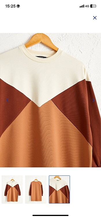 xl Beden Kadın tunik sweatshirt