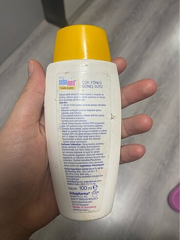 Sebamed Seba med Güneş kremi