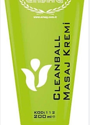 Ersağ cleanball masaj kremi