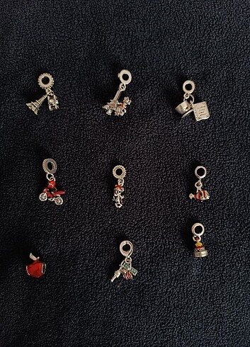 Beden çeşitli Renk pandora charm