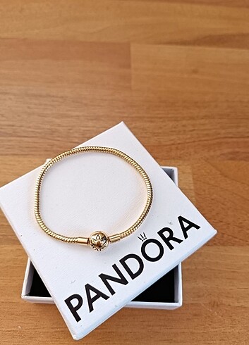 pandora gold bileklik 