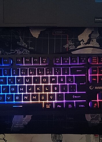  Beden Renk Rampage Miracle-K2 Oyuncu Klavyesi