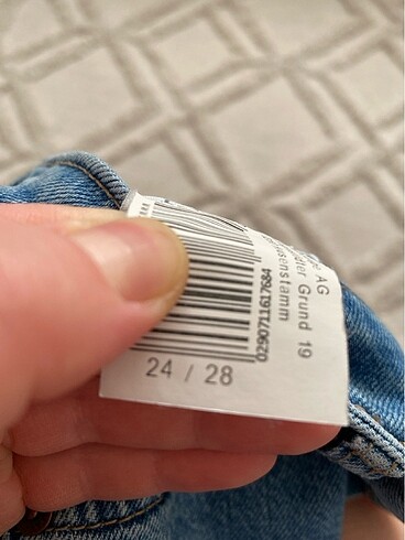36 Beden Mavi jean