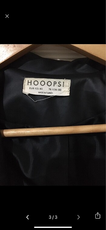 hoops deri ceket