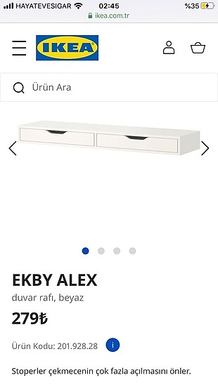 Ikea Ekber alex