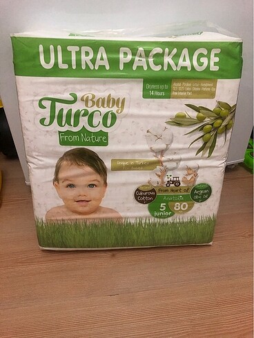 Baby turco bebek bezi 5 numara