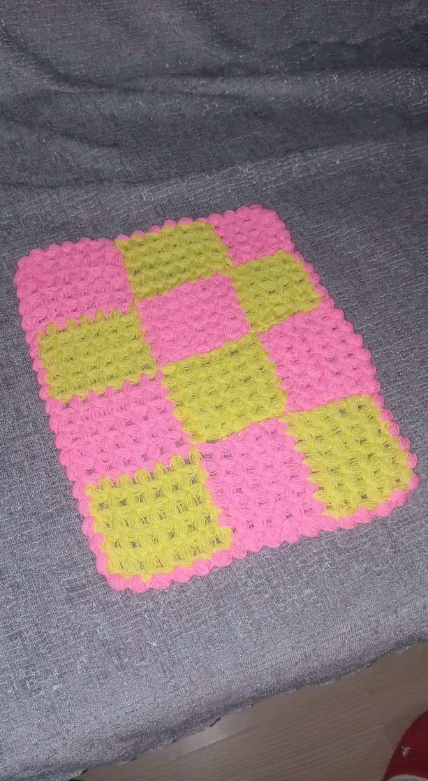 Renkli Örgü Banyo lifi - Görsel 2