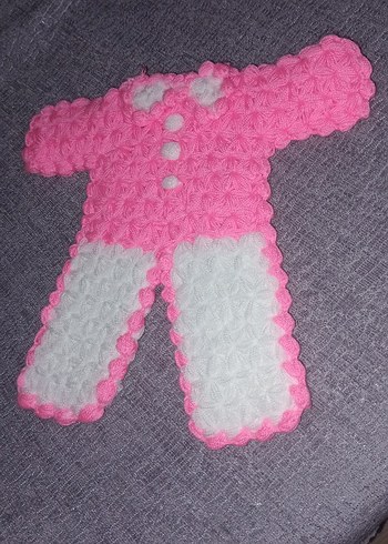 Örgü Pembe el geçirmeli lif - Görsel 2