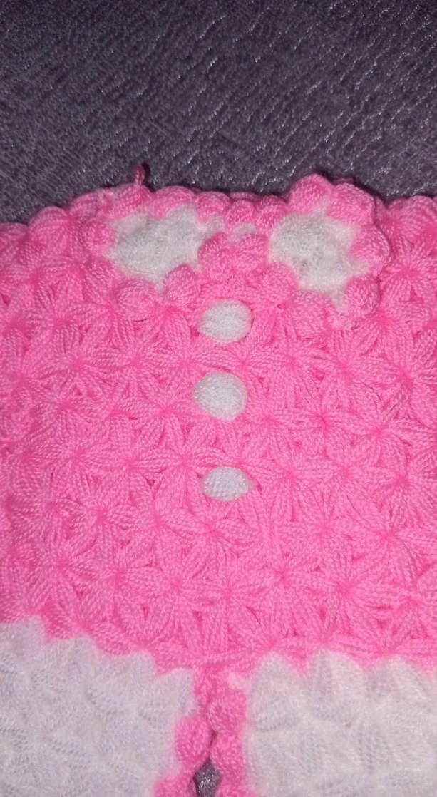 Örgü Pembe el geçirmeli lif - Görsel 3