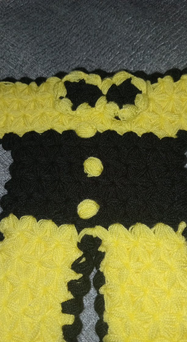 Sarı Siyah Renkli el geçirmeli Banyo lifi - Görsel 3