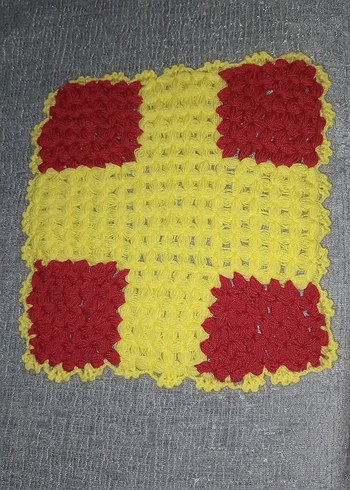 Renkli El Örgüsü Banyo lifi - Görsel 2