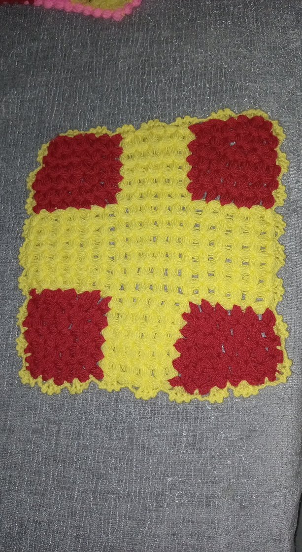 Renkli El Örgüsü Banyo lifi - Görsel 2